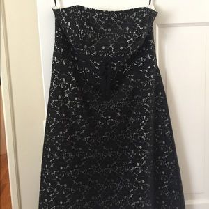 White House/Black Market strapless cocktail dress